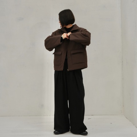 レディース　ボリューム中綿ジャケット（natsuki）