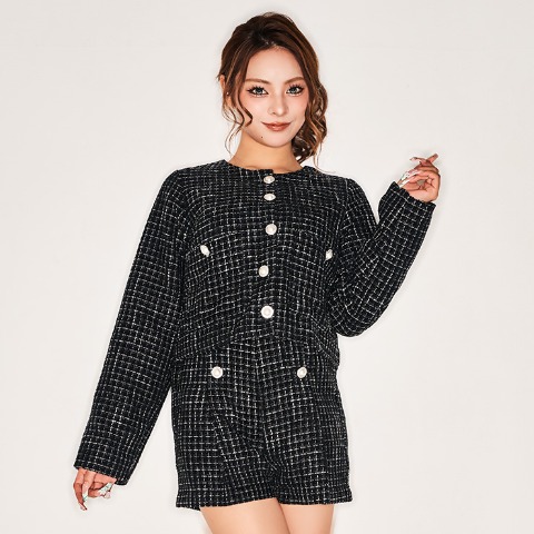 レディース　ツイードジャケット（まぁみ×きぃぃりぷ）