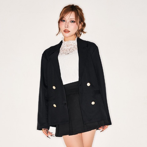 レディース　テーラーダブルジャケット（まぁみ×きぃぃりぷ）