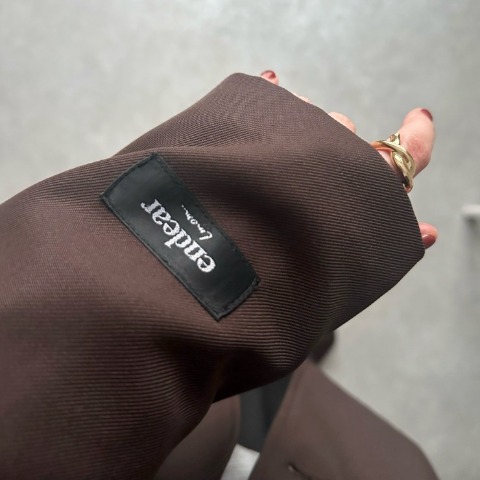 レディース　裏ストライプ テーラードジャケット（omi）