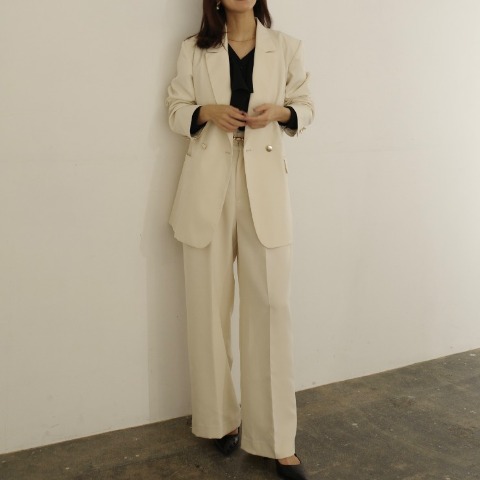 レディース　オーバーサイズテーラードジャケット(chihiro)