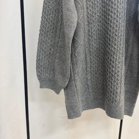 レディース　ケーブルビッグニットプルオーバー（miyu）