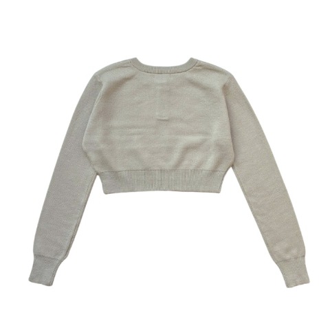 レディース　ヘンリーネックニットプルオーバー（hideka）