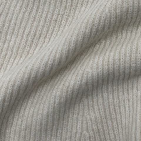 レディース　リボン使いパフスリーブニットプルオーバー(maki)