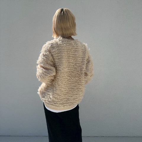 レディース　ループフリンジニットプルオーバー（ANNA）