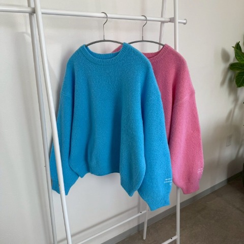 レディース　カラービッグニットプルオーバー（ANNA）