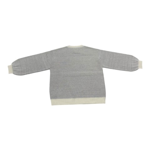 レディース　リボンジャガードニットプルオーバー(maki)