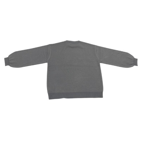 レディース　リボンジャガードニットプルオーバー(maki)