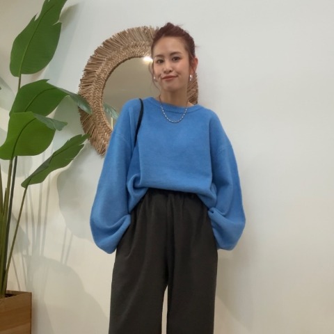 レディース　ボリューム袖プルオーバー（saori）