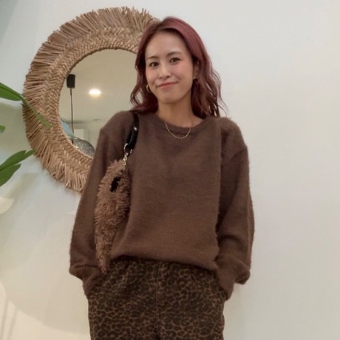 レディース　フェザーニットプルオーバー（saori）