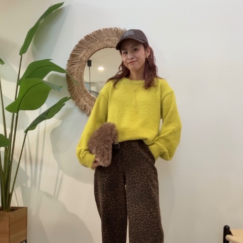 レディース　フェザーニットプルオーバー（saori）