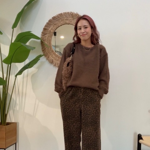 レディース　フェザーニットプルオーバー（saori）