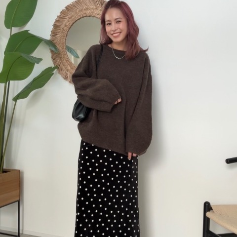 レディース　ボリューム袖プルオーバー（saori）