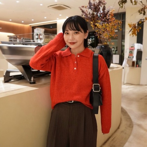 レディースニットプルオーバー(オクユウカ）