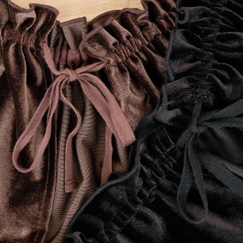 レディース　ベロアビスチェ付きニットワンピース(yuki×Taiyou)