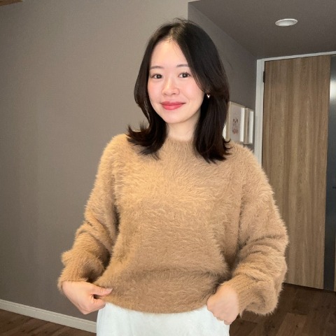 レディース　シャギーニットプルオーバー（ammy)