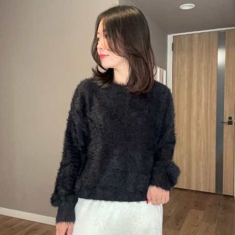 レディース　シャギーニットプルオーバー（ammy)