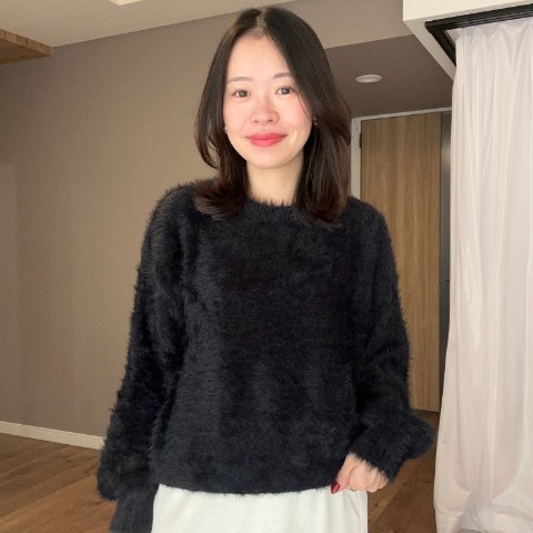 レディース　シャギーニットプルオーバー（ammy)