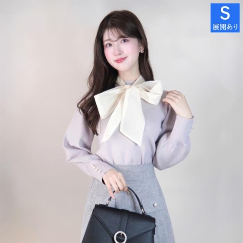 レディース　ニットプルオーバー（門脇伶奈）