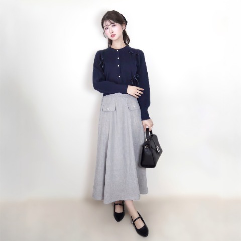 レディース　ニットカーディガン（門脇伶奈）