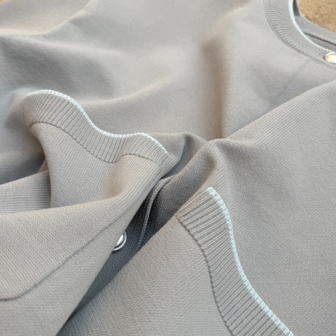 レディース　配色ニットカーディガン(miyo)