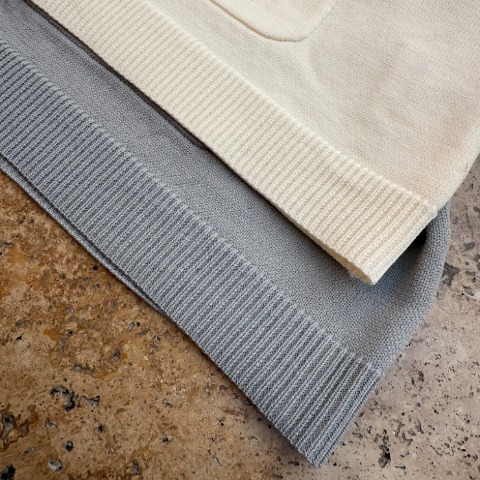 レディース　配色ニットカーディガン(miyo)