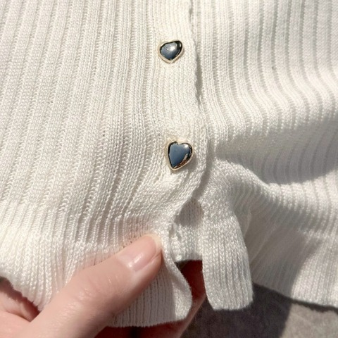 レディース　2WAYフリルニットカーディガン（TOMO）