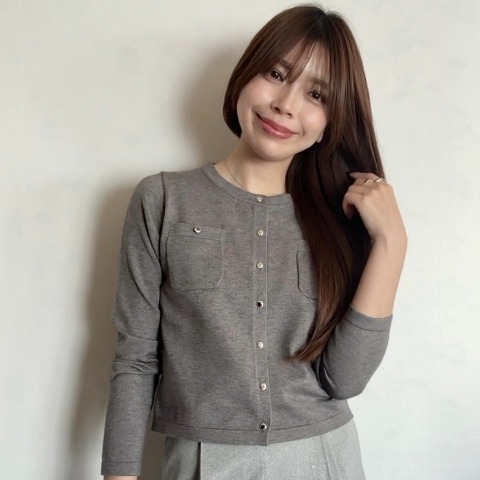 レディース　ニットカーディガン（yurika）