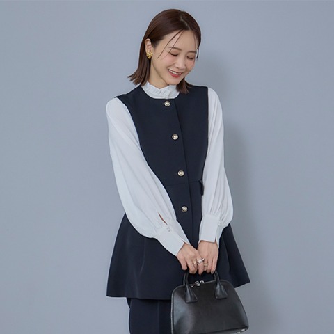 レディース　ジレ（田中里奈）