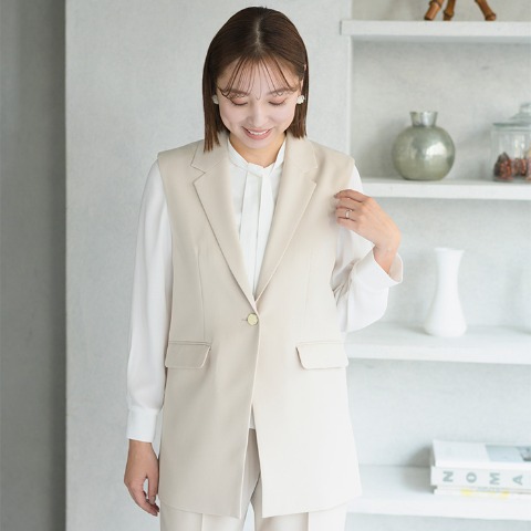 レディース　ジレ（どこでもっと！）