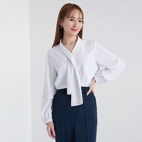 レディース　ブラウス(どこでもっと！)