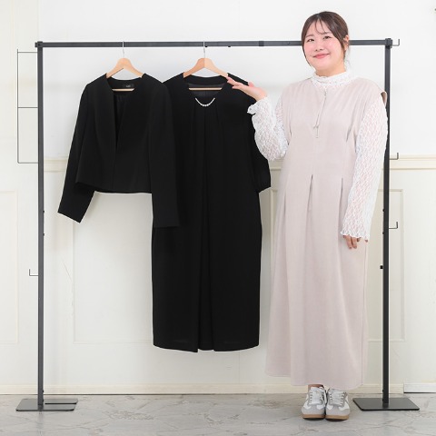 レディース　フォーマルジャケット＋ワンピースセット（こまち）