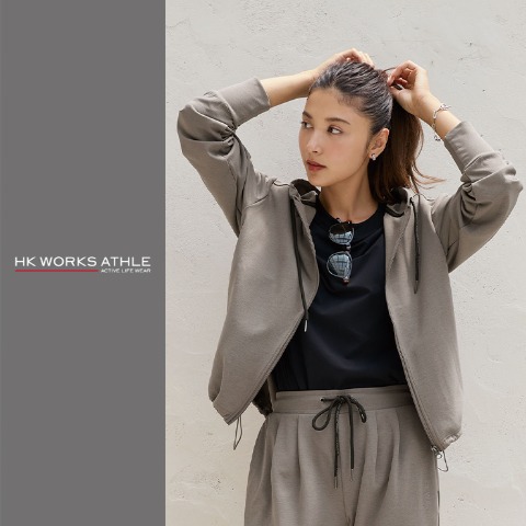 レディース　パーカー(HK　WORKS　ATHLE)