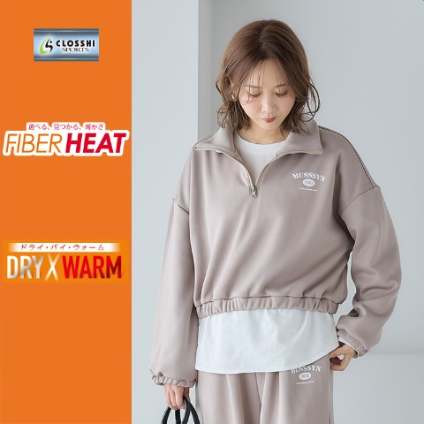 レディース　プルオーバー（田中里奈／FIBER HEAT ACTIVE）