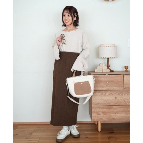 レディース　オーバースカート付ナロースカート（marika）
