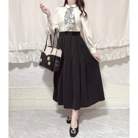 レディース　ティアードスカート（Coco）