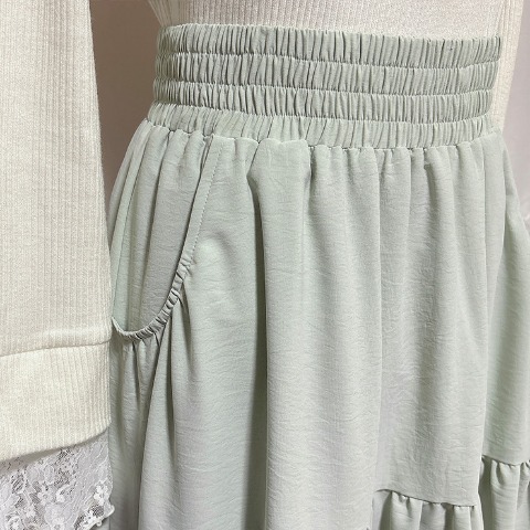 レディース　ティアードスカート（Coco）