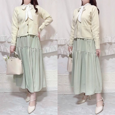 レディース　ティアードスカート（Coco）