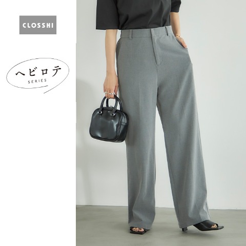 レディース　ストレートパンツ（ヘビロテ×田中里奈）