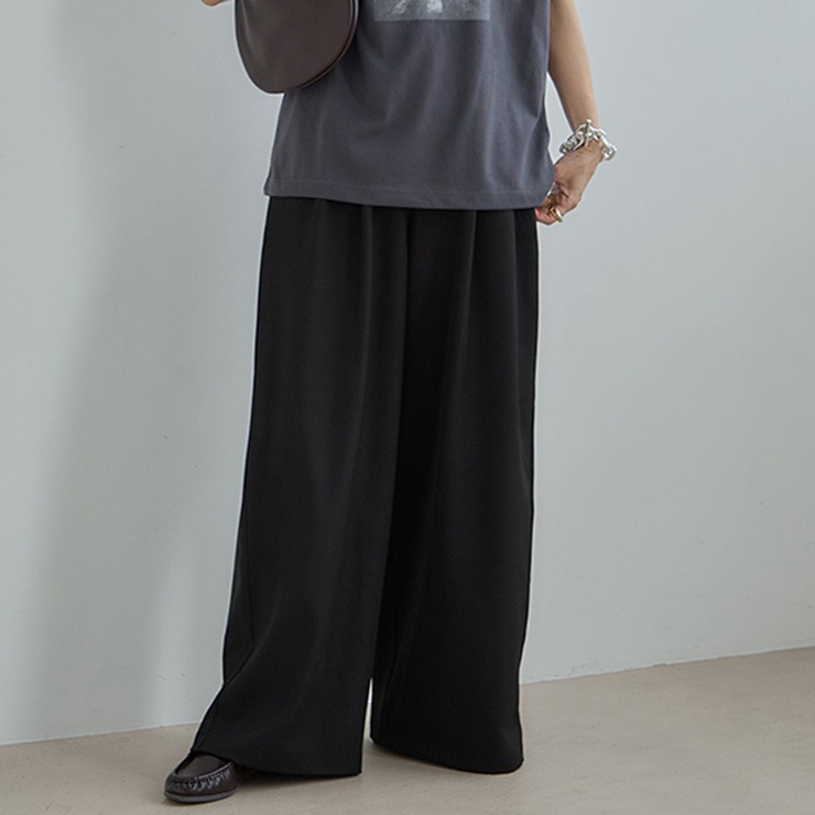 レディース タックワイドパンツ（田中里奈/高身長さん向け 股下69cm