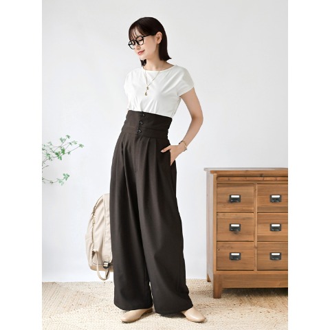 レディース　ワイドパンツ（MUMU)