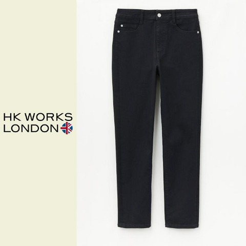 ✨極美品✨HK WORKS LONDON パンツスーツ ノーカラー 興味深く