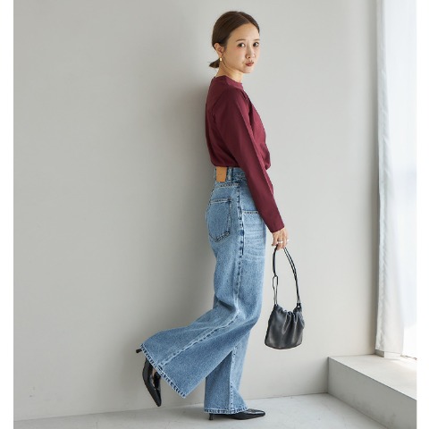 レディース　デニムパンツ（田中里奈)