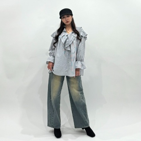 レディース　コクーンデニムパンツ（RR moment）