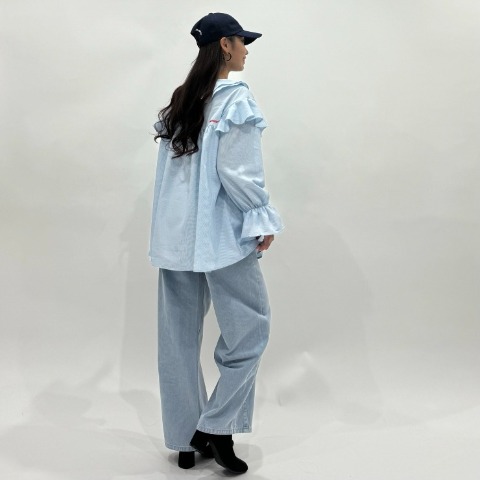 レディース　コクーンデニムパンツ（RR moment）