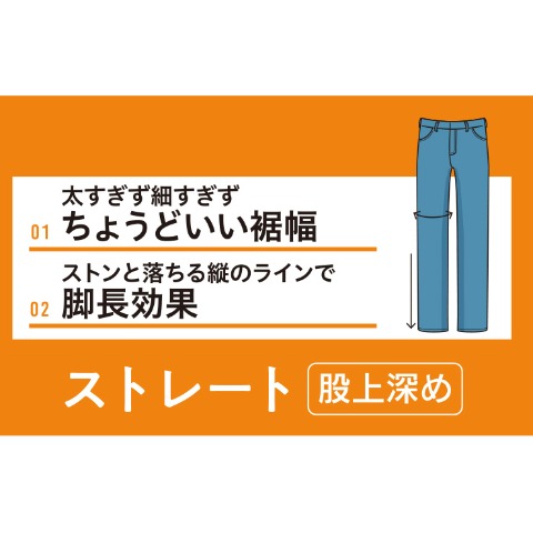 レディース　デニムパンツ（yumi×しまデニ）