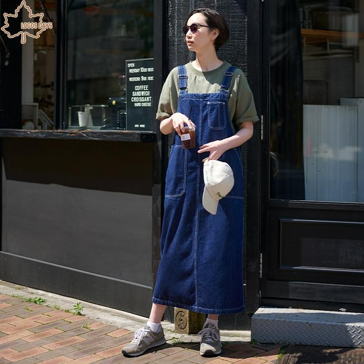 レディース デニムジャンパースカート（LOGOS DAYS） | しまむら 公式