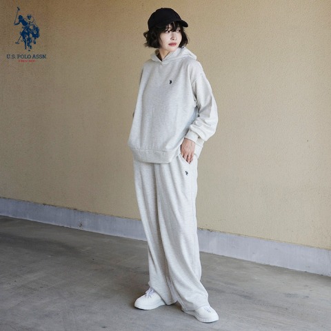 レディース　パーカー+パンツセット（U.S.POLO ASSN）
