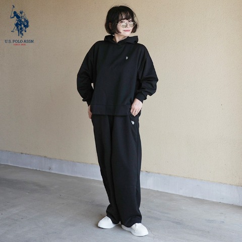レディース　パーカー+パンツセット（U.S.POLO ASSN）