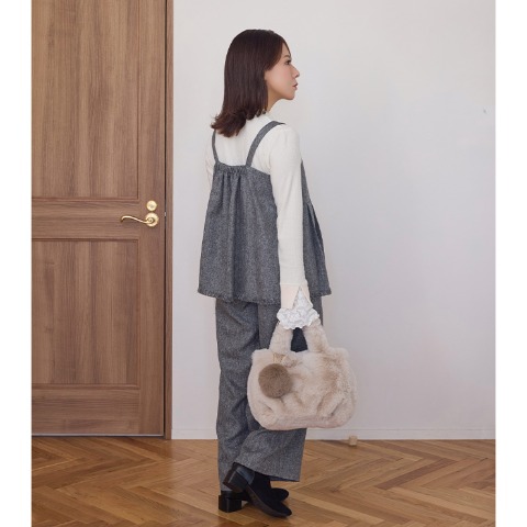 レディース　ビスチェ＋ワイドパンツ(yumi)